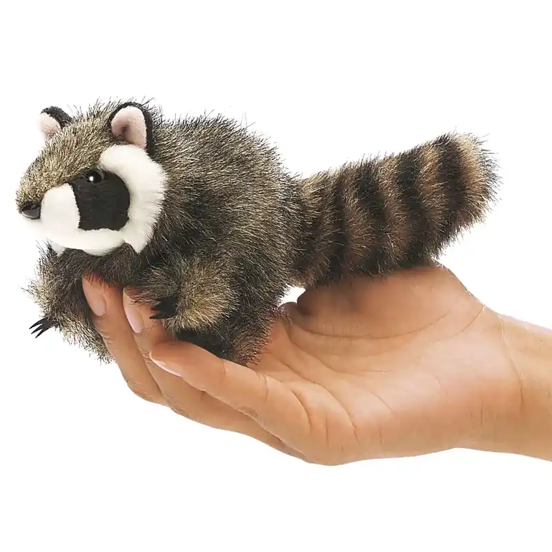 Folkmanis Vingerpopje Racoon - wasbeer Koop Online