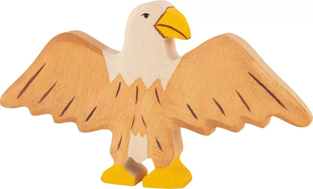 Holztiger houten adelaar 14 cm Rechtstreeks Van De Fabrikant