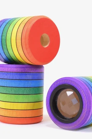 facetoog, handgeverfd in regenboogkleuren Nu Kopen