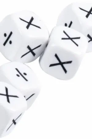 Dobbelstenen vermenigvuldigen (x) en deelsommen (:) Meest Verkocht