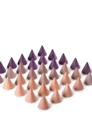 Grapat mandala torens paars - 36 houten onderdelen Lage Kosten
