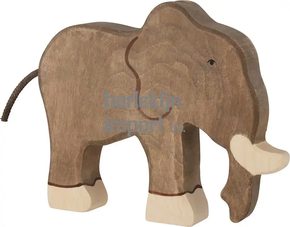 Fabrieksprijs Holztiger houten olifant 19 cm