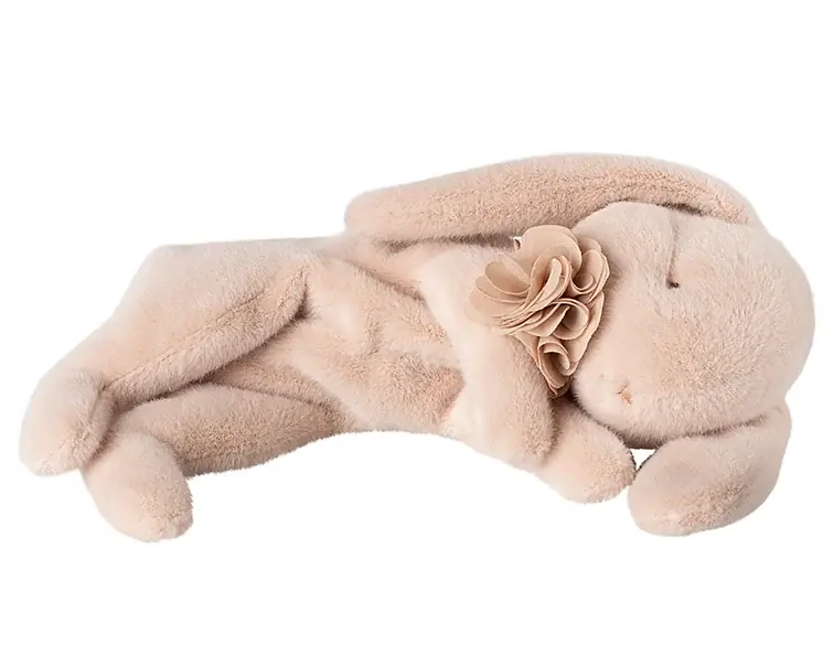 Maileg Knuffel Konijn, Sleeping Bunny plush Small, Powder, 28 cm Express Levering