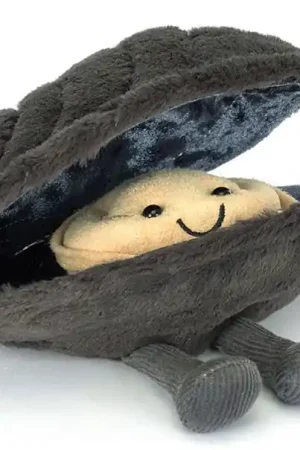 Jellycat knuffel Mossel, Amuseables Michelle Mussel, 17 cm Weekendaanbieding