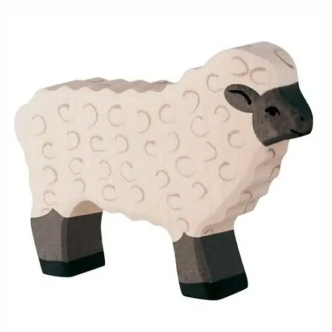 Holztiger Houten Zwartkop schaap Korting