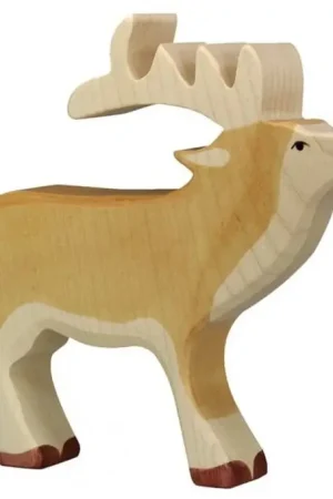 Koop Vandaag Holztiger Houten Hert met gewei