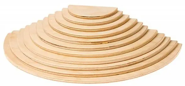 Grimm's Houten Halve Cirkels Naturel Finale Uitverkoop