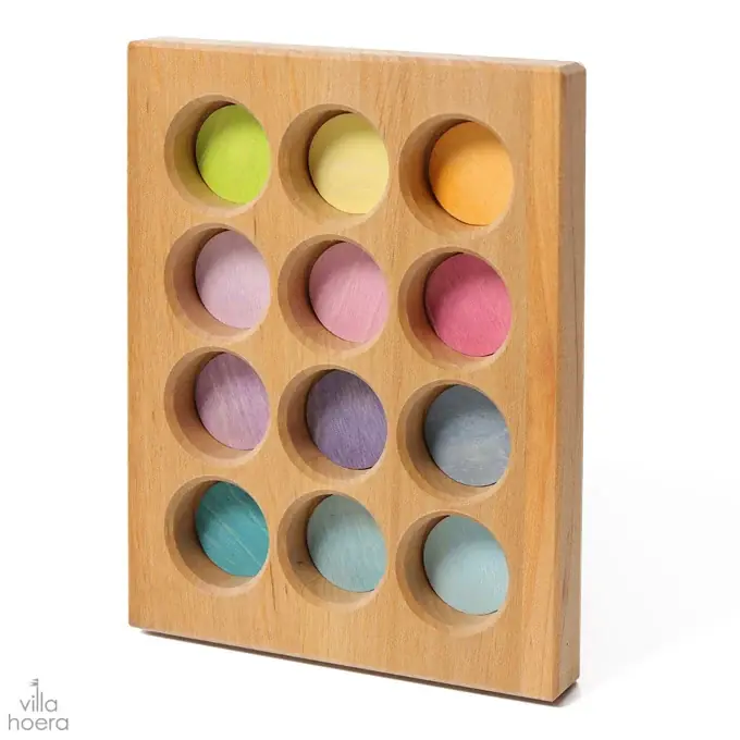 Grimm's Houten Sorteerbord Pastel Superprijs