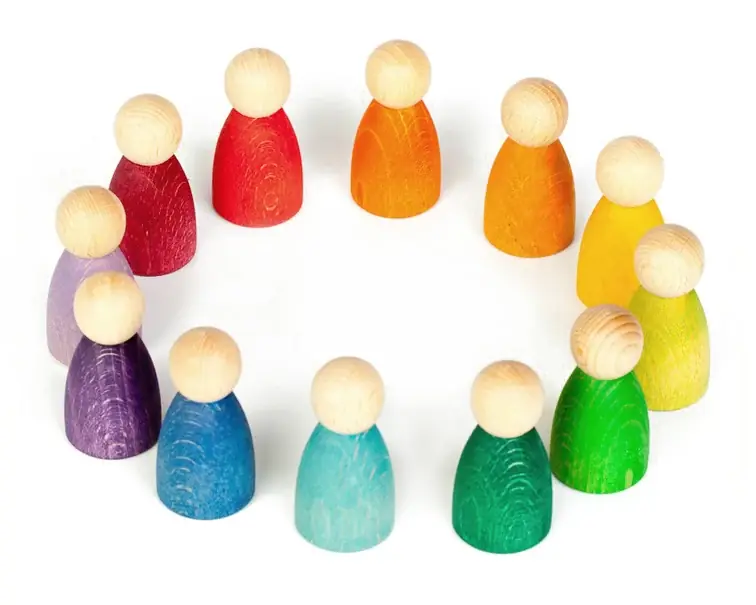 Grapat 12 houten Nins poppetjes Koop Online
