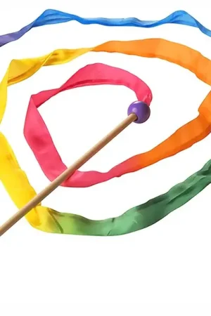 Gecertificeerd Sarah's Silks Zijde Speellint Regenboog