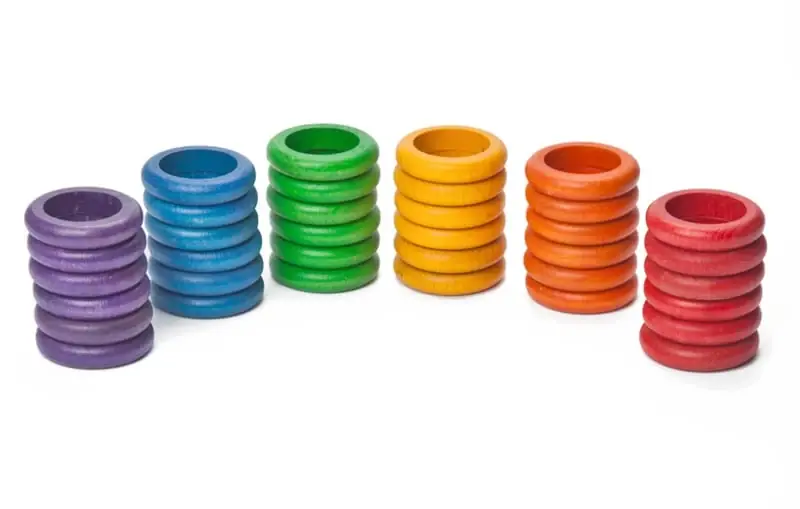 Grapat Ringen, 36 stuks, basiskleuren Weekendaanbieding