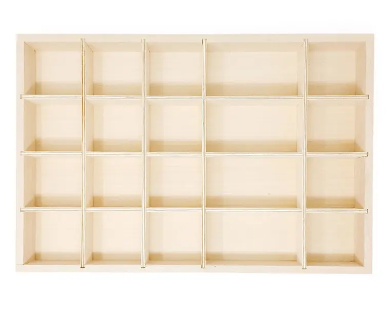 Grapat Houten Letterbak/Sorteerbak, Tinker Tray, 44 x 29,5 cm Lage Kosten