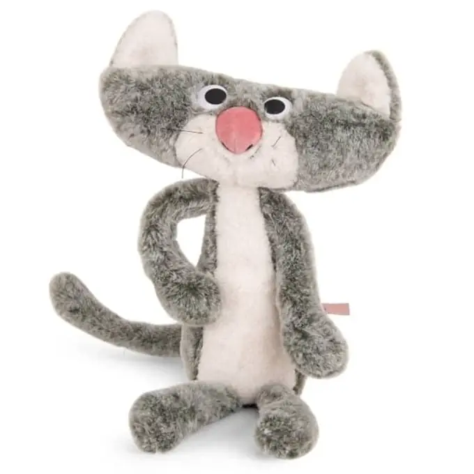 Moulin Roty Knuffel Kat 'Chaplapla / Plattekat', 35cm Hoge Kwaliteit