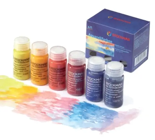 Dagaanbieding Stockmar Aquarelverf 6 kleuren a 20ml, Basiskleuren