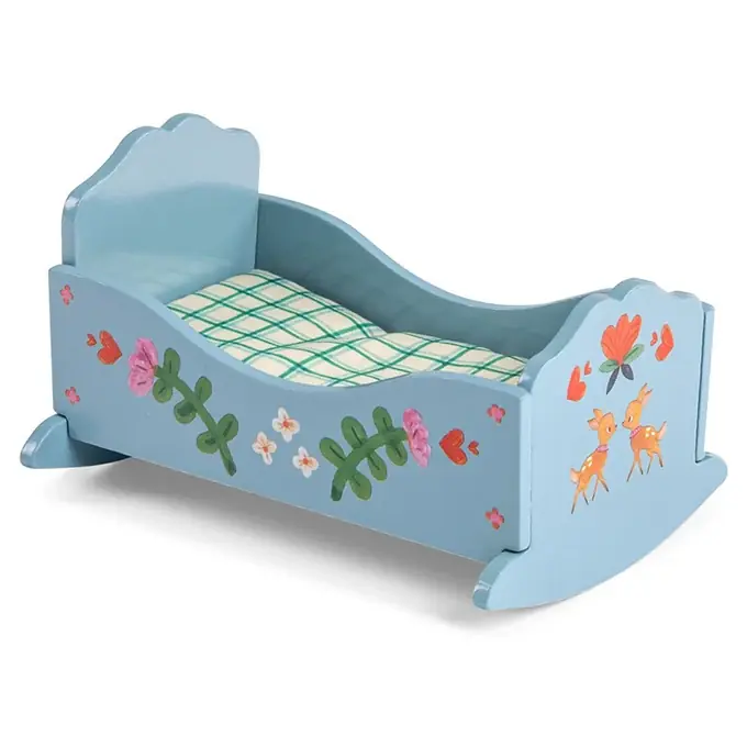 Veilige Betaling Moulin Roty houten Wieg, Les Minouchkas, 14,5cm