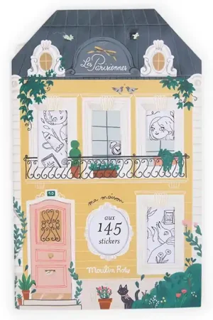 Beperkte Voorraad Moulin Roty Kleurboek / Stickerboek, Les Parisiennes II