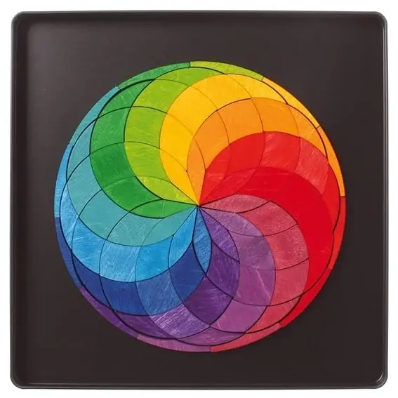 Grimm's Magneetpuzzel Kleurenspiraal/Kleurencirkel Alleen Vandaag
