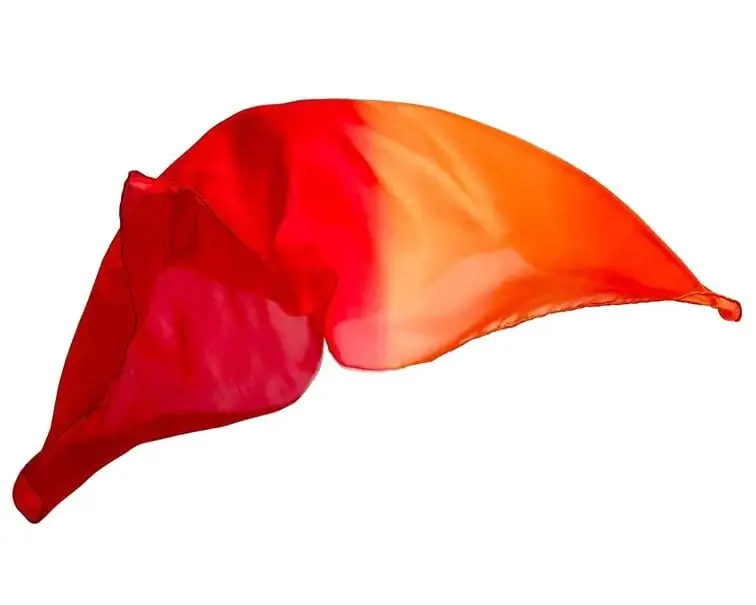 Sarah's Silks Speelzijde, Enchanted Playsilk, Vuur, 89 x 89 cm Exclusieve Aanbieding