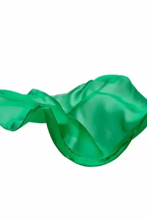 Gratis Retour Sarah's Silks Speelzijde, Smaragdgroen, 53 x 53 cm