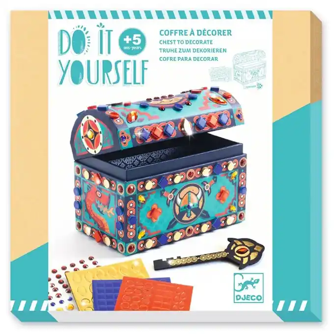 Dagaanbieding Djeco DIY Knutselset, Schatkist 'Super Treasure', 5+