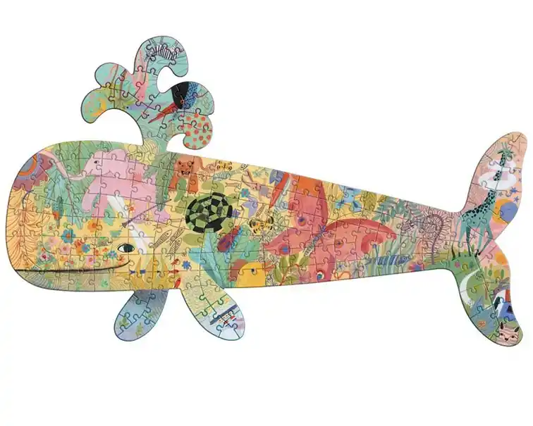 Djeco Puzzel 'Walvis', 150 st, 67x40 cm Finale Uitverkoop