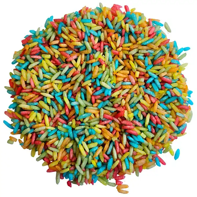 Merkproduct Grennn Speelrijst Regenboog Mix 750 gram