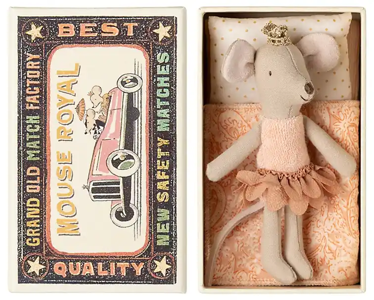 Weekendaanbieding Maileg Prinses muis in doosje, Little sister Princess mouse III