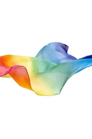 Sarah's Silks Speelzijde, Enchanted Playsilk, Regenboog, 53 x 53 cm Lage Kosten