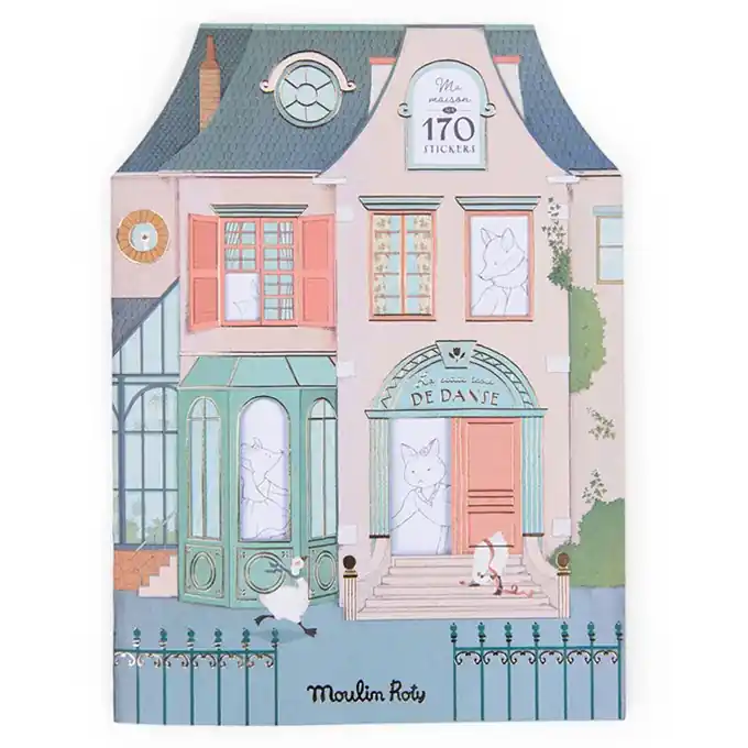 Favoriet Moulin Roty Kleurboek / Stickerboek, La petite école de danse