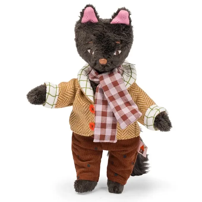 Veilige Betaling Moulin Roty Knuffel Léon de poes in geschenkdoos, Les Minouchkas