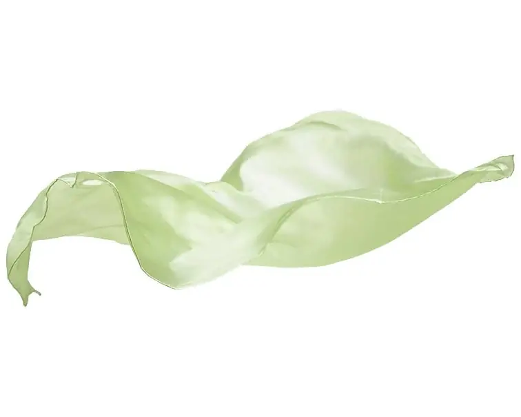 Sarah's Silks Speelzijde, Limegroen, 89 x 89 cm Snelle Levering