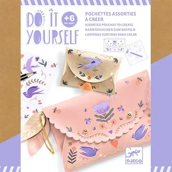 Djeco DIY set, Tas en Portemonnee - Sweet fashionista 6+ Rechtstreeks Van De Fabrikant