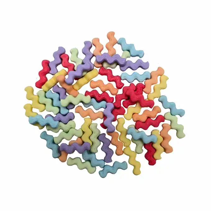Koop Online Grennn Mini Waves regenboog Pastel 60 stuks