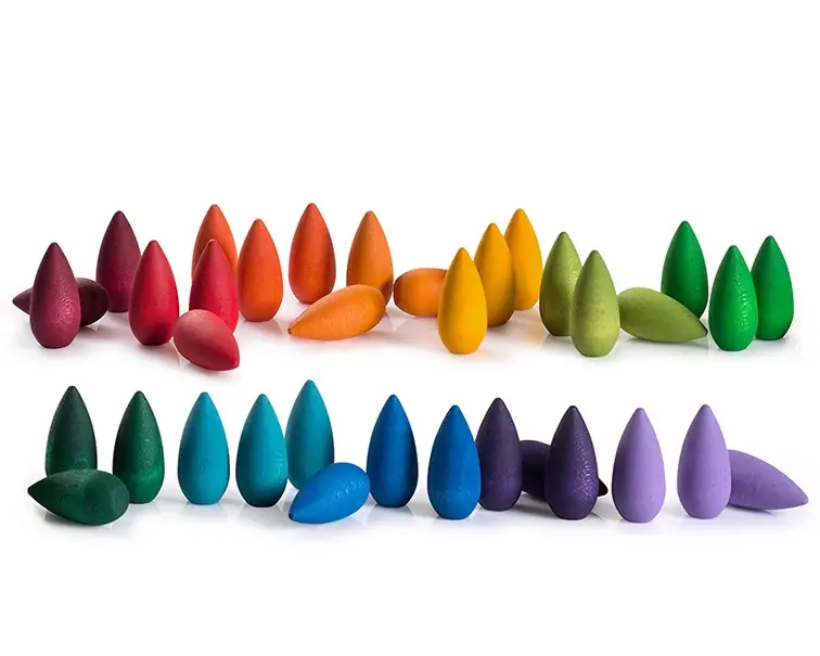 Grapat Mandala Regenboog Sneeuwvlokken, 36 stuks Actieprijs