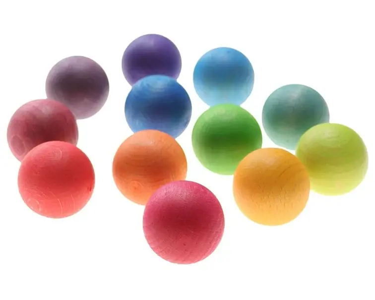 Grimm's 12 houten ballen klein Express Levering