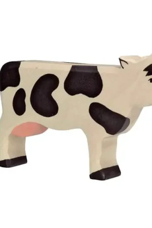 Voordeelprijs Holztiger Houten koe zwart wit