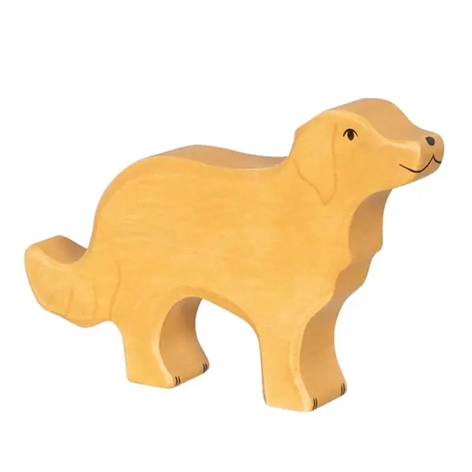 Premium Holztiger Houten Golden Retriever hond