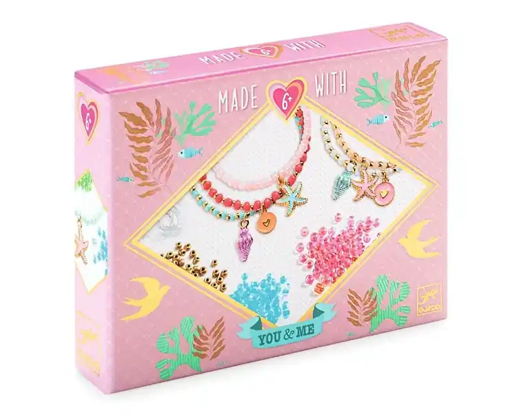 Betaalbaar Djeco Knutselset, You & Me armbandjes maken, 6+
