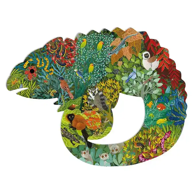 Djeco Puzzel 'Kameleon', 150 st, 62x48 cm Actieprijs