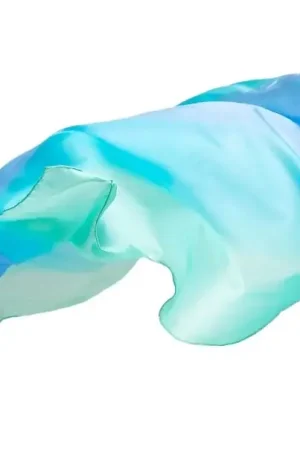 Weekendaanbieding Sarah's Silks Speelzijde, Enchanted Playsilk, Water/Zee, 89 x 89 cm