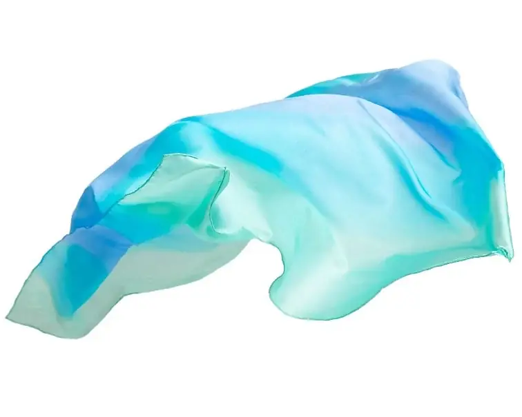 Weekendaanbieding Sarah's Silks Speelzijde, Enchanted Playsilk, Water/Zee, 89 x 89 cm