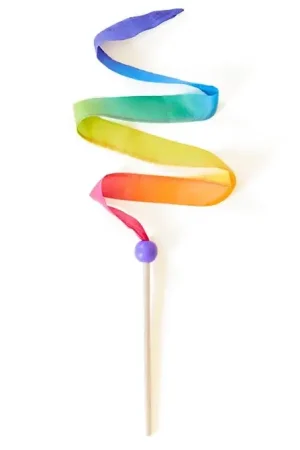 Betrouwbaar Sarah's Silks Zijde Speellint Regenboog, klein