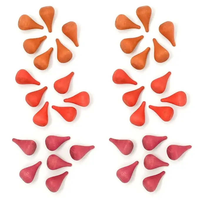 Grapat Mandala Vuurtjes Rood, 36 stuks Betrouwbaar
