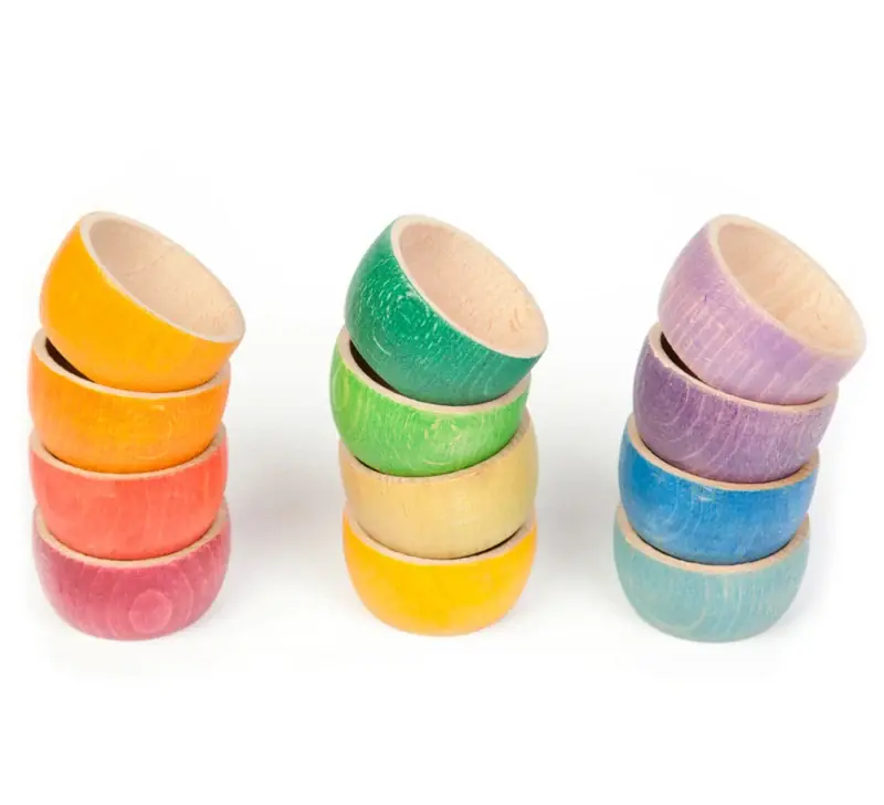Lage Kosten Grapat 12 houten bakjes