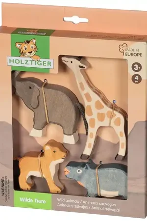 Bestel Nu Holztiger Houten Wilde Dieren Set