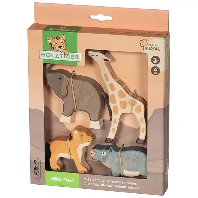 Bestel Nu Holztiger Houten Wilde Dieren Set