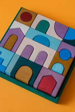 Beste Prijs Grimm's Blokkenset, Tiny Art Collection, Floors