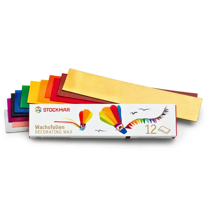 Finale Uitverkoop Stockmar Bijenwas Versierwas 12 kleuren