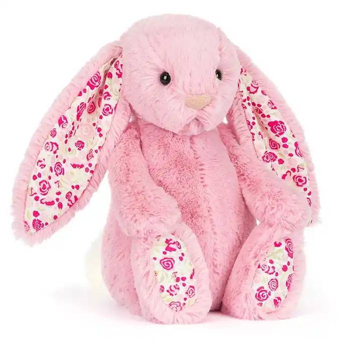Jellycat Knuffel Konijn 31cm, Blushkin Blossom Luxe Bunny Original Uitverkoop