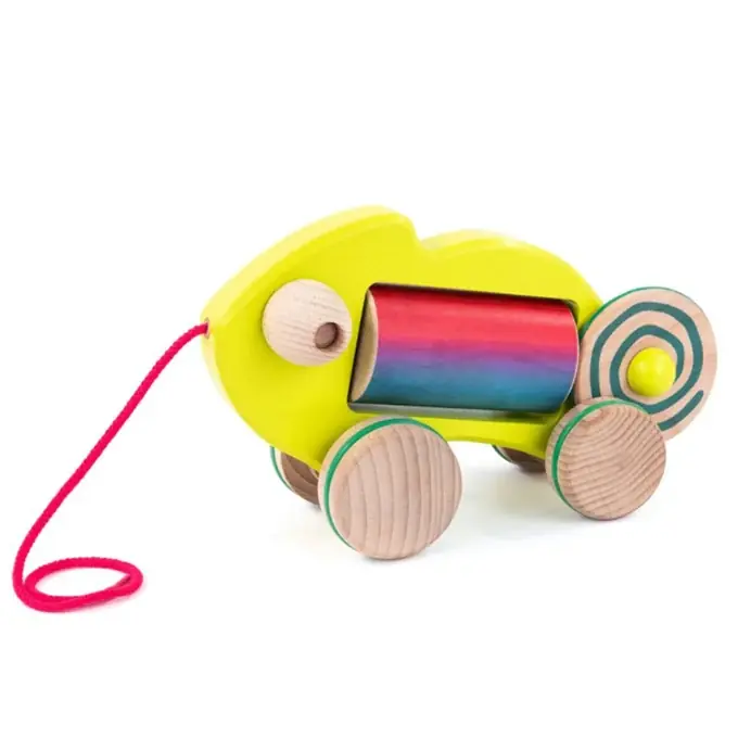 Dagaanbieding Bajo Houten trekdier, Kameleon